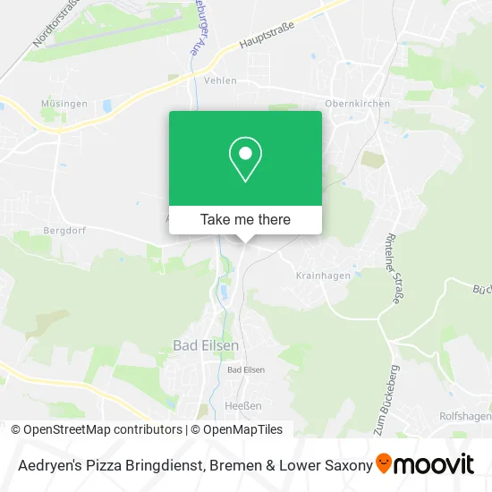 Карта Aedryen's Pizza Bringdienst