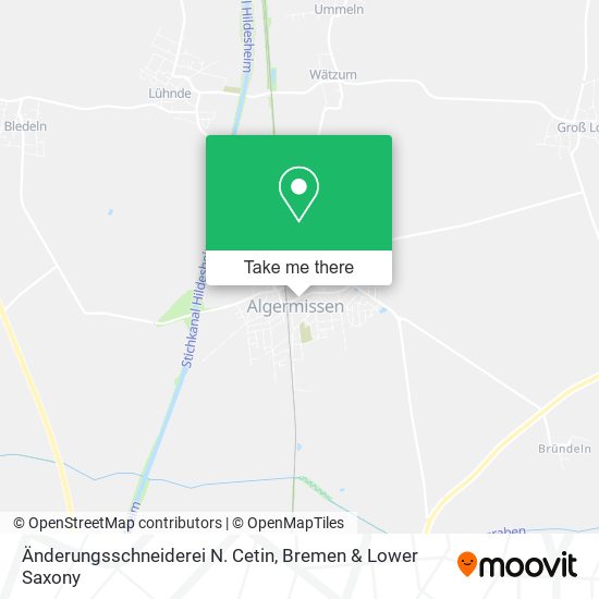 Änderungsschneiderei N. Cetin map