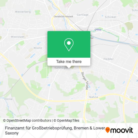 Finanzamt für Großbetriebsprüfung map