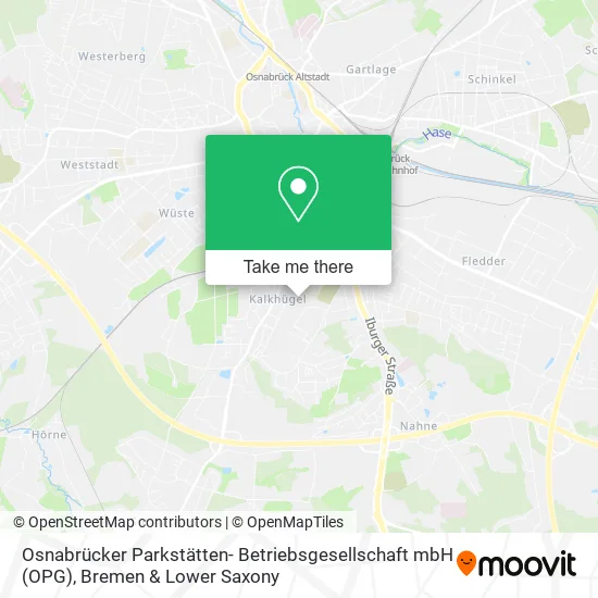 Карта Osnabrücker Parkstätten- Betriebsgesellschaft mbH (OPG)