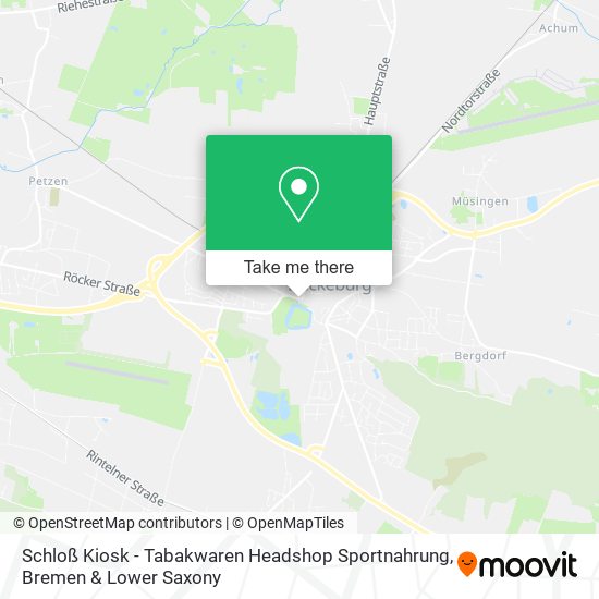 Schloß Kiosk - Tabakwaren Headshop Sportnahrung map