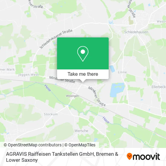 Карта AGRAVIS Raiffeisen Tankstellen GmbH