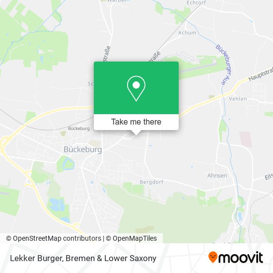Lekker Burger map