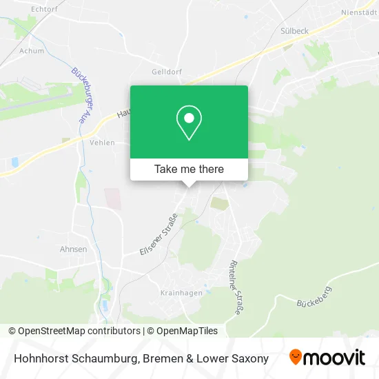 Карта Hohnhorst Schaumburg