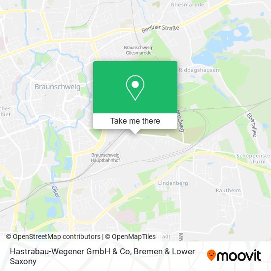 Hastrabau-Wegener GmbH & Co map