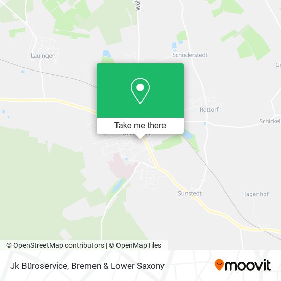 Jk Büroservice map