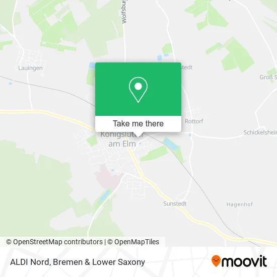 ALDI Nord map