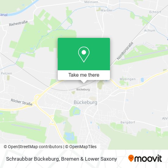 Schraubbar Bückeburg map