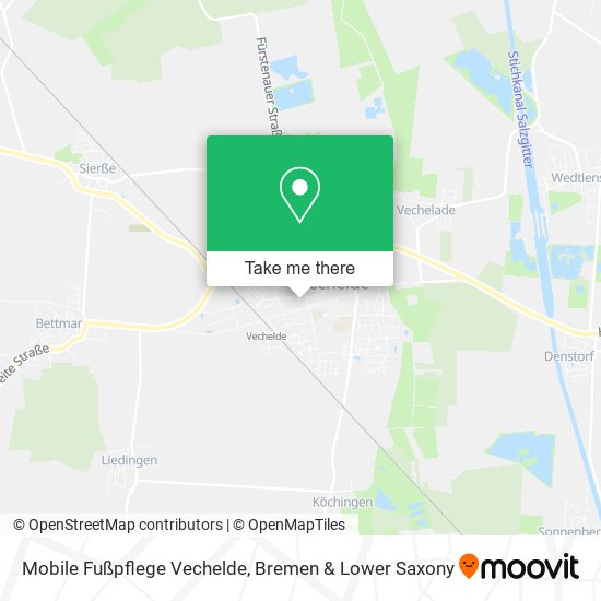 Mobile Fußpflege Vechelde map