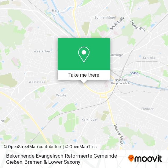 Bekennende Evangelisch-Reformierte Gemeinde Gießen map