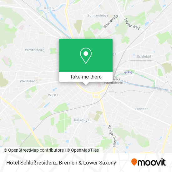 Hotel Schloßresidenz map