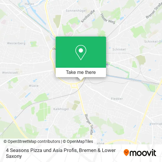 Карта 4 Seasons Pizza und Asia Profis