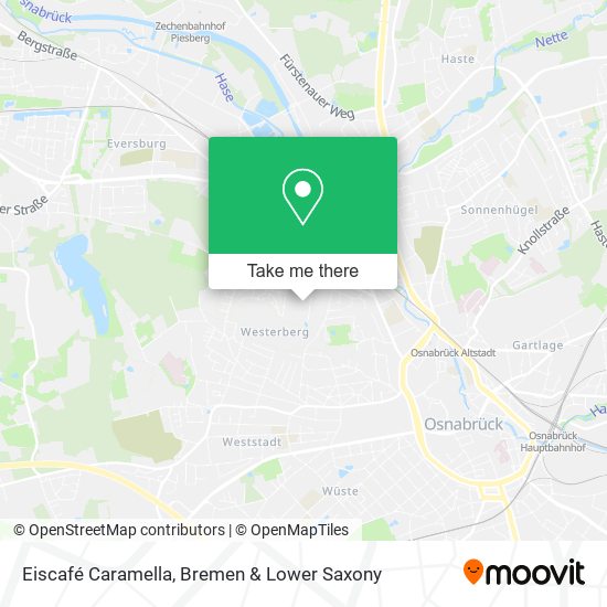 Eiscafé Caramella map