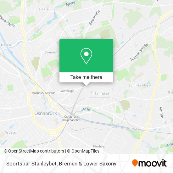 Sportsbar Stanleybet map