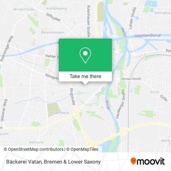 Bäckerei Vatan map