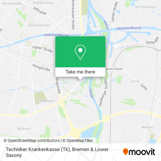 Techniker Krankenkasse (Tk) map