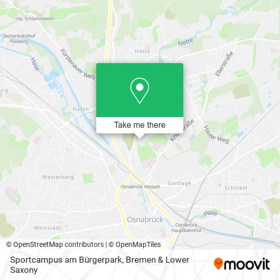Sportcampus am Bürgerpark map