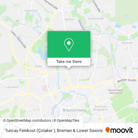 Tuncay Feinkost (Çolaker ) map