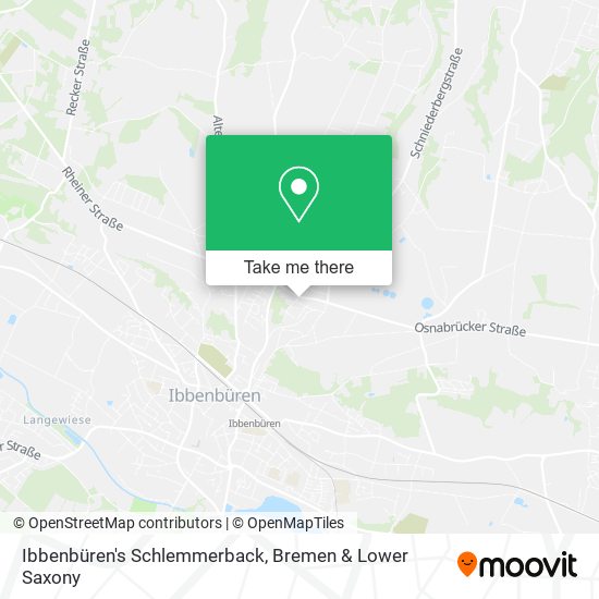 Ibbenbüren's Schlemmerback map