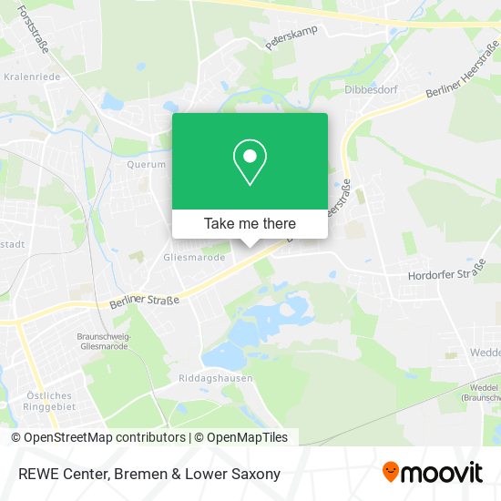 REWE Center map