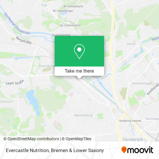 Evercastle Nutrition map