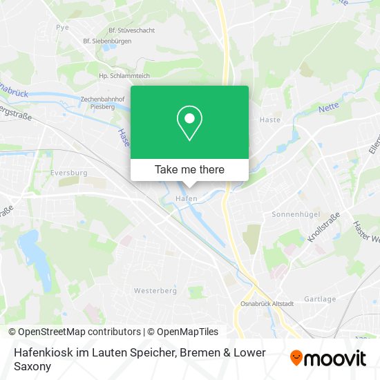 Hafenkiosk im Lauten Speicher map