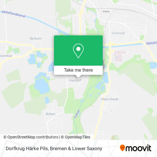 Dorfkrug Härke Pils map