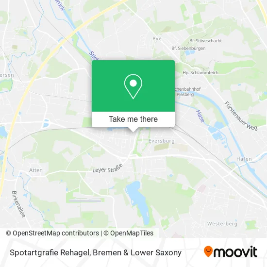 Карта Spotartgrafie Rehagel