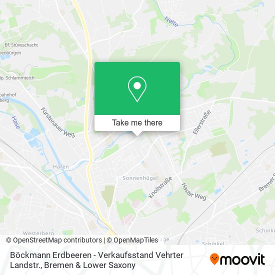 Böckmann Erdbeeren - Verkaufsstand Vehrter Landstr. map