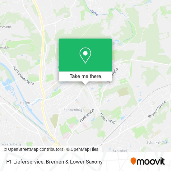 F1 Lieferservice map