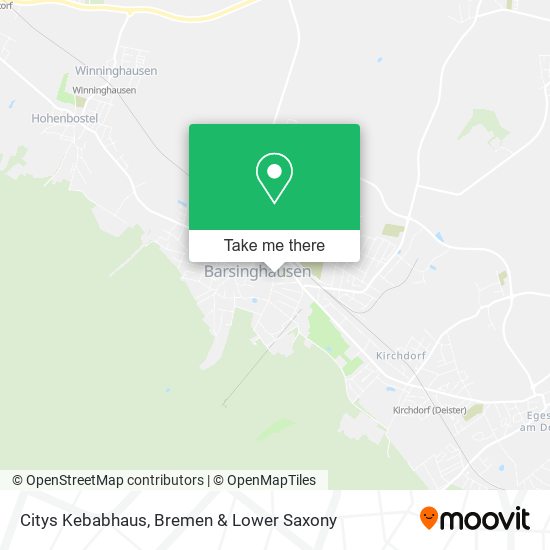 Citys Kebabhaus map