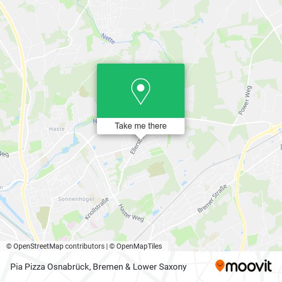 Pia Pizza Osnabrück map