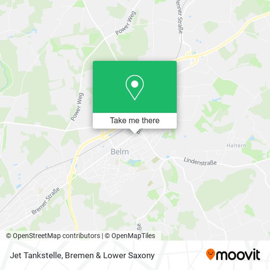 Jet Tankstelle map