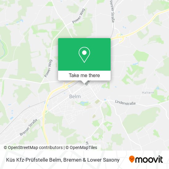 Küs Kfz-Prüfstelle Belm map