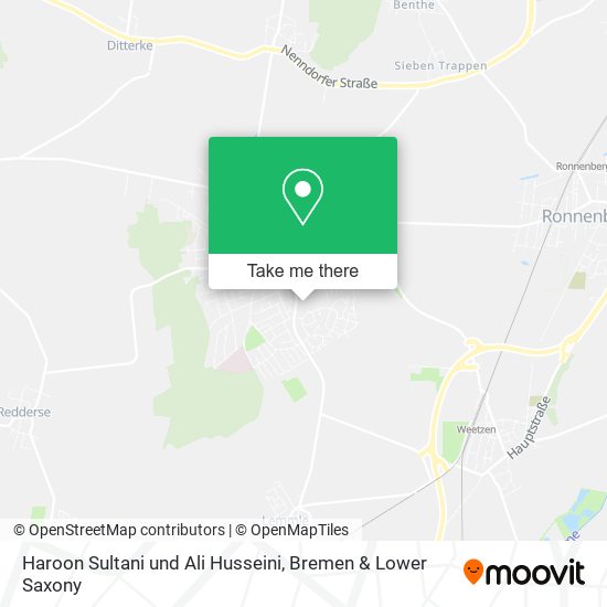 Haroon Sultani und Ali Husseini map