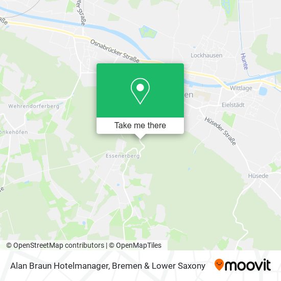 Alan Braun Hotelmanager map