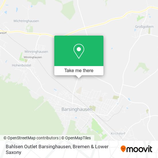 Bahlsen Outlet Barsinghausen map