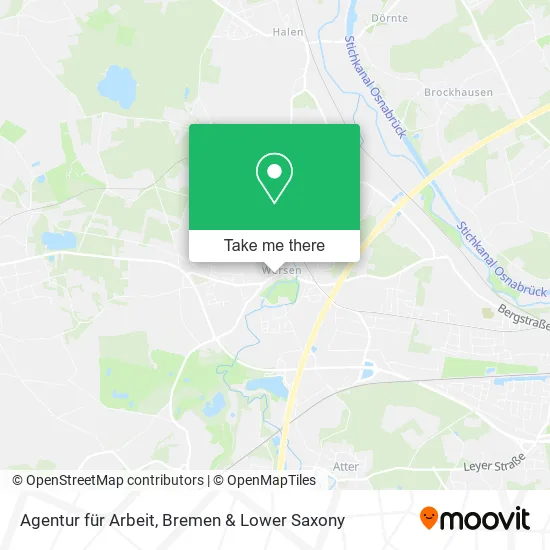 Карта Agentur für Arbeit