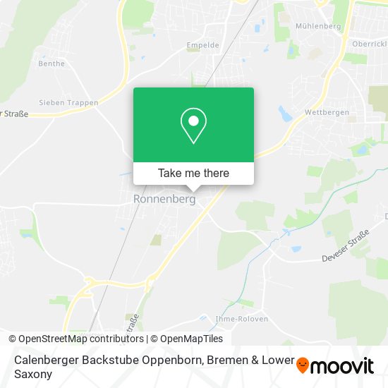 Calenberger Backstube Oppenborn map
