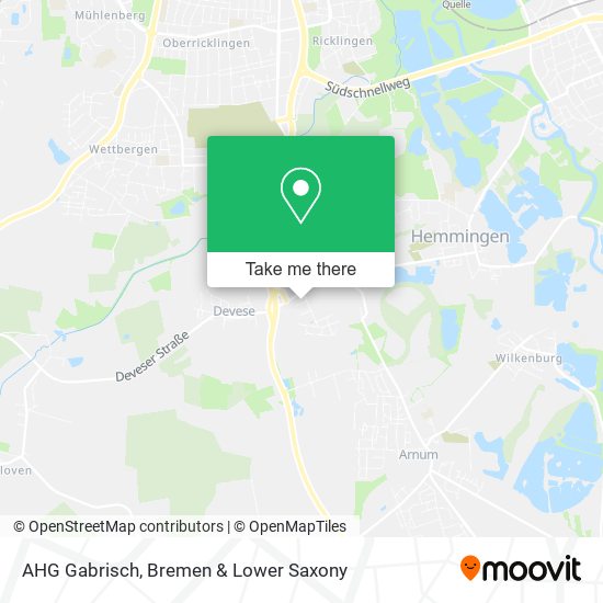AHG Gabrisch map