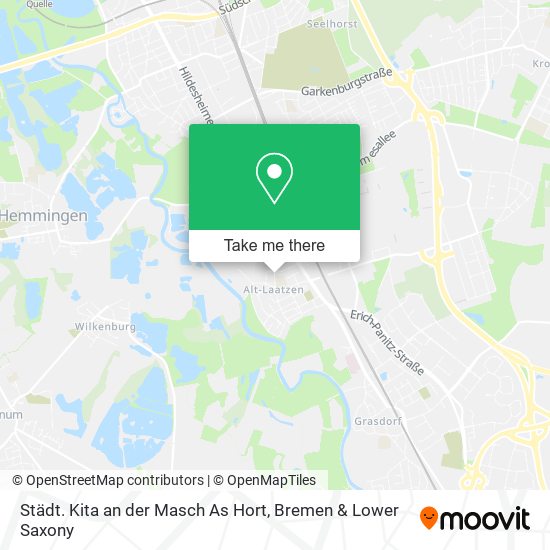 Städt. Kita an der Masch As Hort map