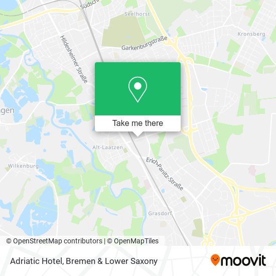 Adriatic Hotel map