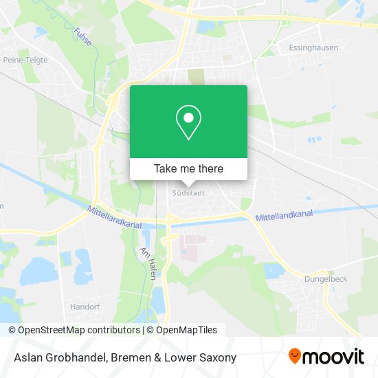 Aslan Grobhandel map