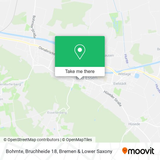 Bohmte, Bruchheide 18 map