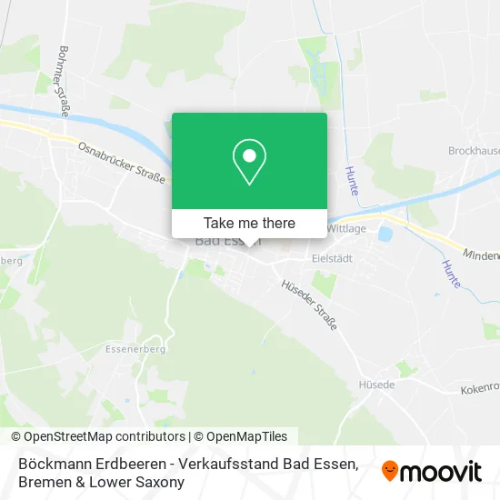 Карта Böckmann Erdbeeren - Verkaufsstand Bad Essen