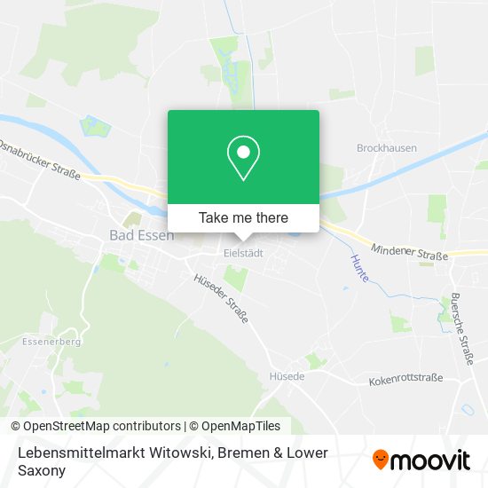 Lebensmittelmarkt Witowski map
