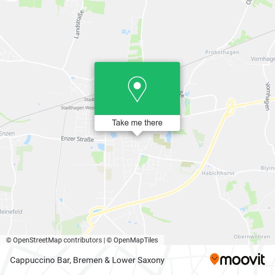 Cappuccino Bar map