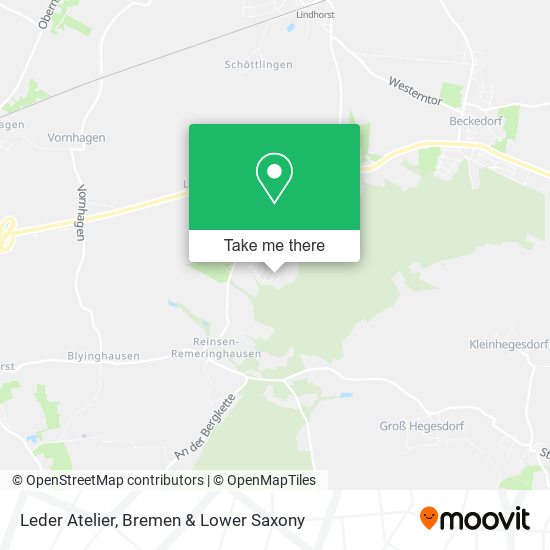 Leder Atelier map