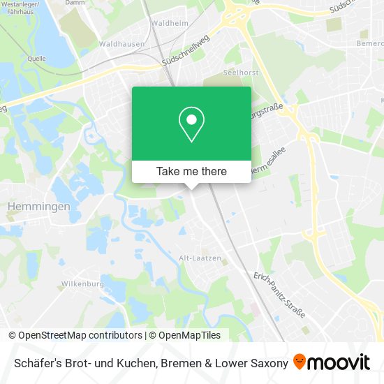 Schäfer's Brot- und Kuchen map