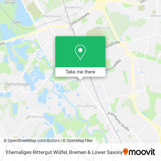 Ehemaliges Rittergut Wülfel map